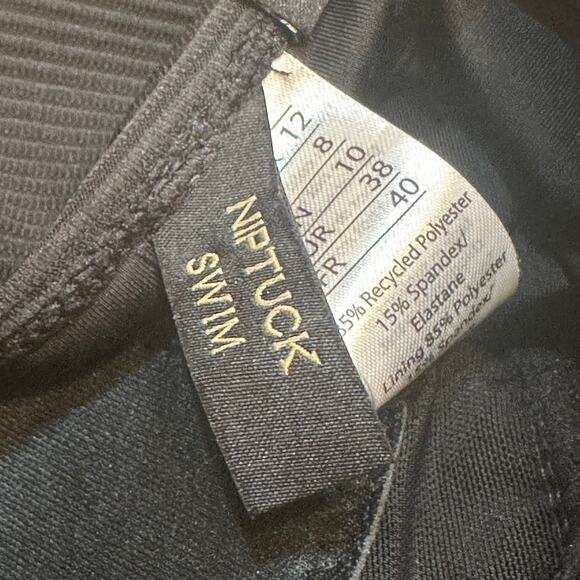 NipTuck Swim Black One Piece Bathing Suit sz 8 Nip Tuck Joanne - Picture 8 of 11